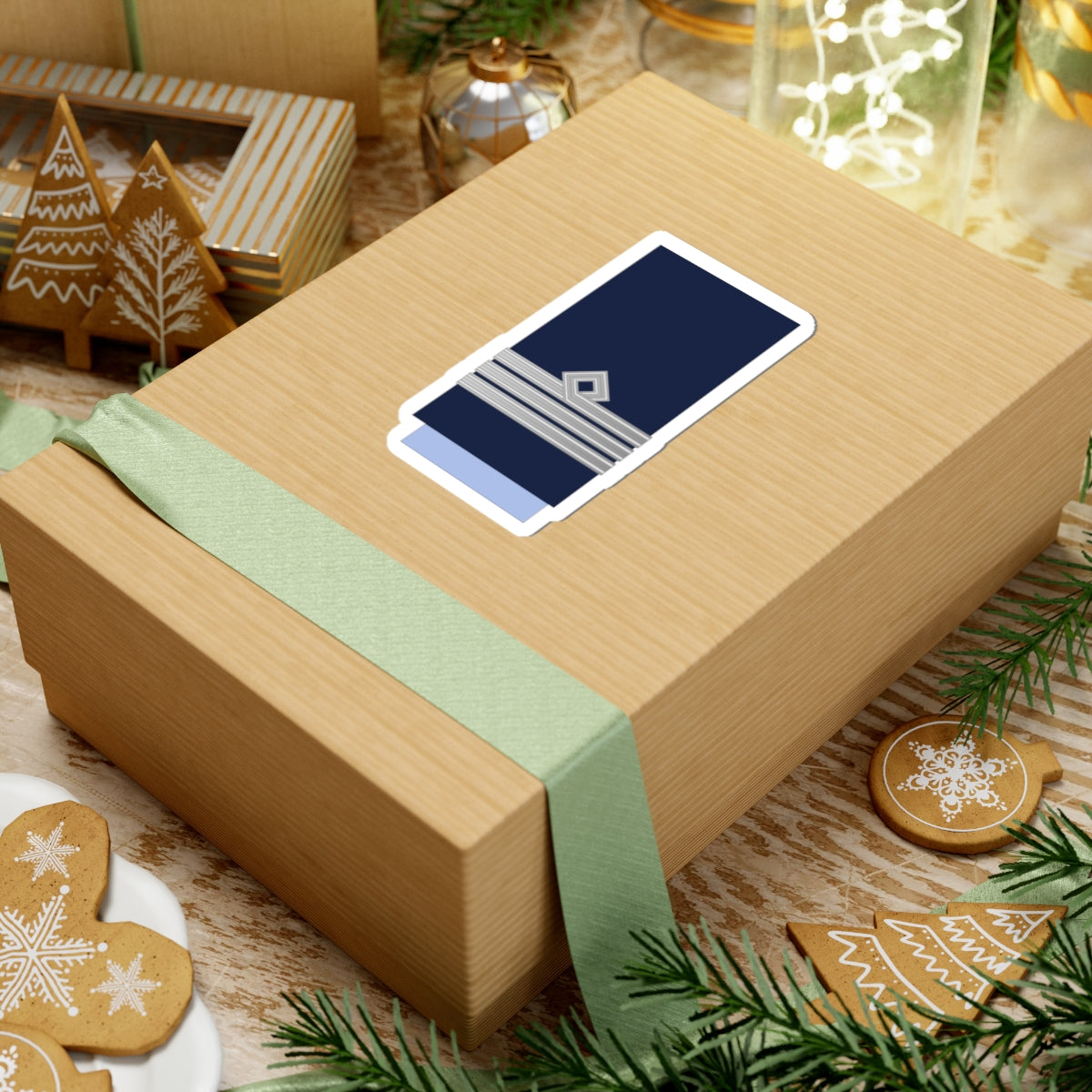 Argentina AirForce OF 1c (Argentina) (Military Rank) STICKER Vinyl Kiss-Cut Decal