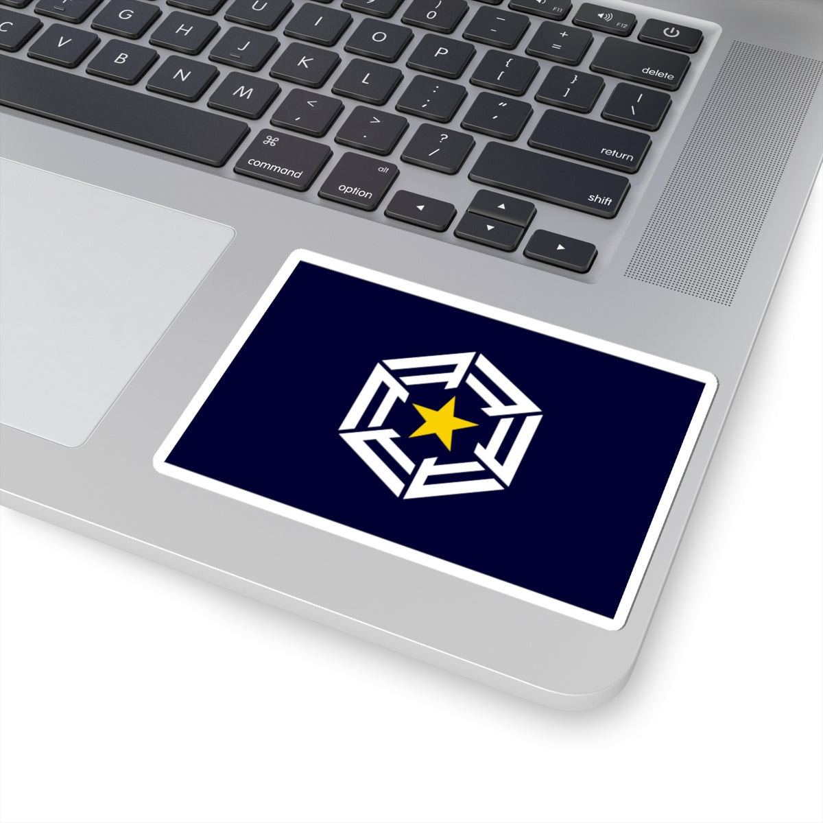 Flag of Ōmu Hokkaido (Japan) STICKER Vinyl Kiss-Cut Decal