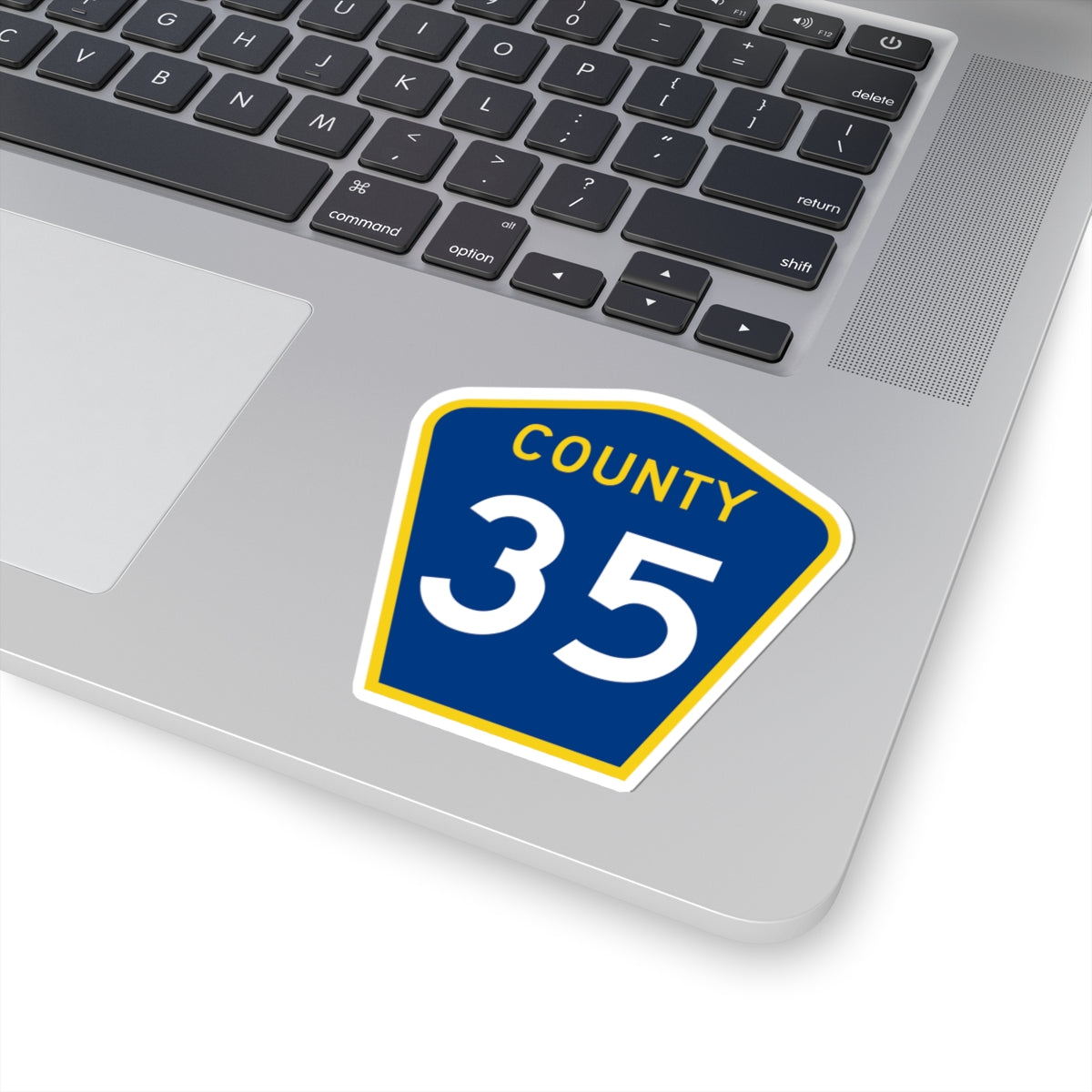 County 35 MN (Minnesota) (Road Sign) STICKER Vinyl Kiss-Cut Decal