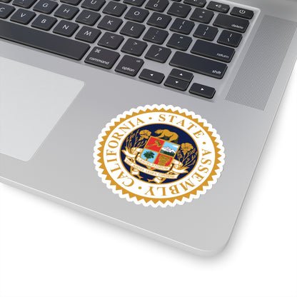 Seal of the Assembly of the State of California - STICKER Vinyl Kiss-Cut Decal