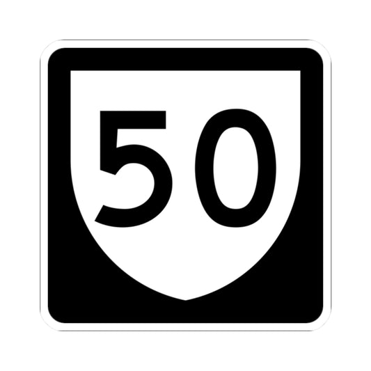 PR urban primary 50 (Puerto Rico) (Road Sign) STICKER Vinyl Kiss-Cut Decal