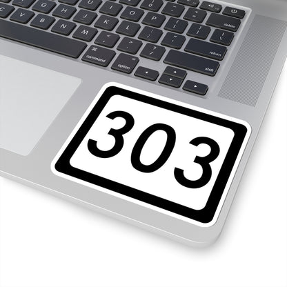 WV-303 (Virginia) (Road Sign) STICKER Vinyl Kiss-Cut Decal