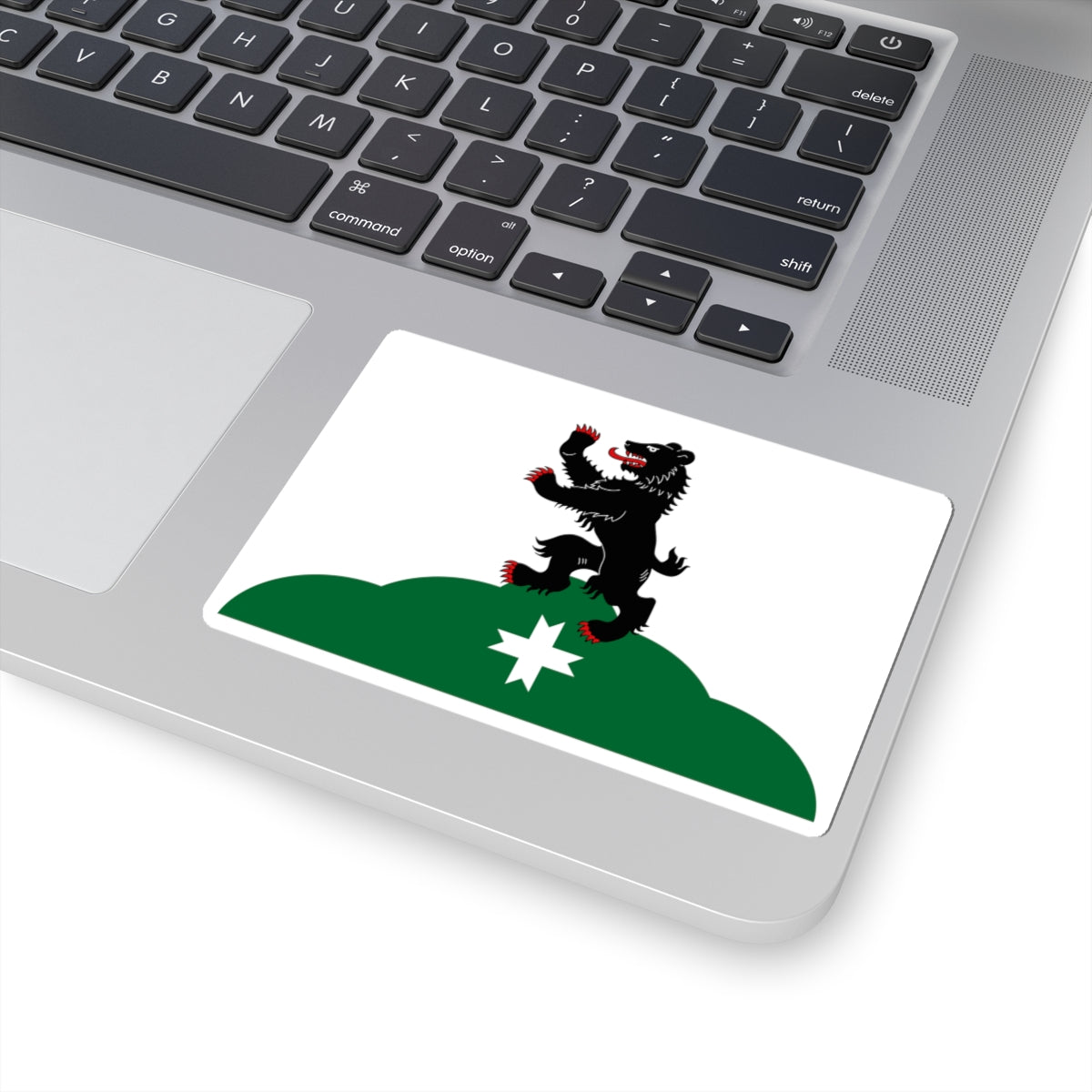 Flag Bugry Leningrad oblast (Russia) STICKER Vinyl Kiss-Cut Decal