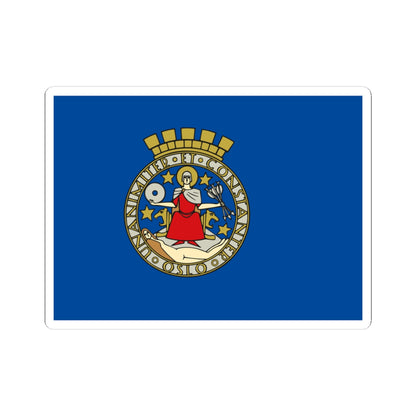 Flag of Oslo (Norway) STICKER Vinyl Kiss-Cut Decal
