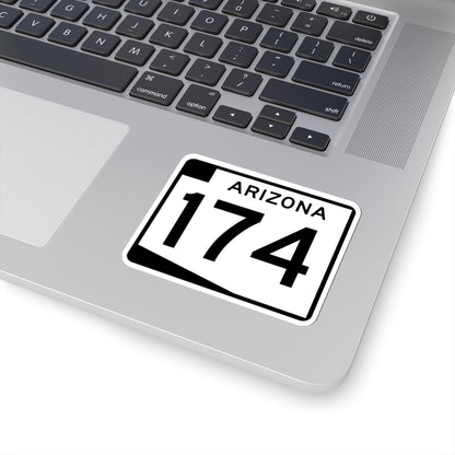 Arizona 174 (Arizona) (Road Sign) STICKER Vinyl Kiss-Cut Decal