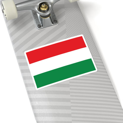 Flag of Pozuzo without coat of arms (Peru) STICKER Vinyl Kiss-Cut Decal