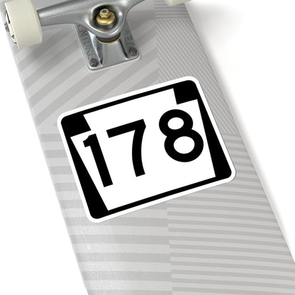 PA-178 (Pennsylvania) (Road Sign) STICKER Vinyl Kiss-Cut Decal