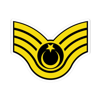 Army TUR OR 07b (Turkey) (Military Rank) STICKER Vinyl Kiss-Cut Decal