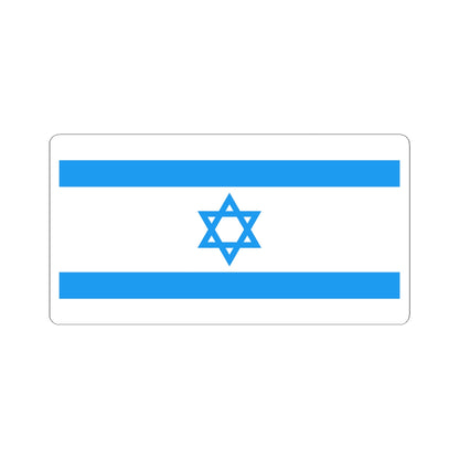 Flag of Israel Light Blue 1-2 (Israel) STICKER Vinyl Kiss-Cut Decal