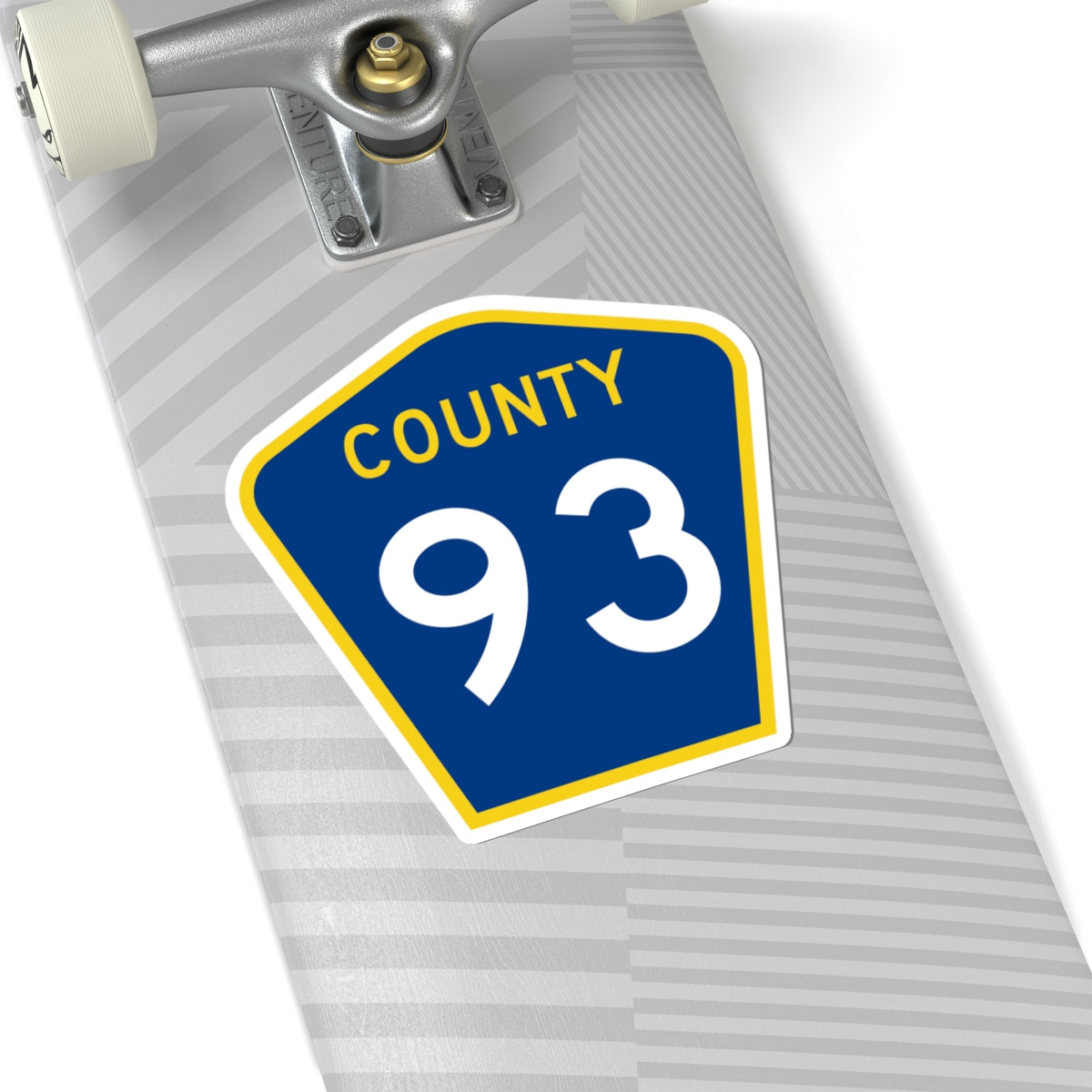 County 93 MN (Minnesota) (Road Sign) STICKER Vinyl Kiss-Cut Decal