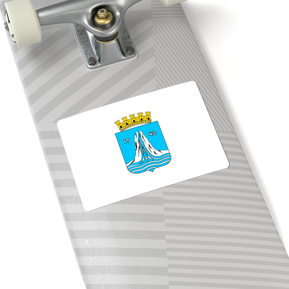 Flag of Kristiansund (Norway) STICKER Vinyl Kiss-Cut Decal