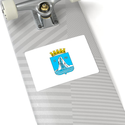 Flag of Kristiansund (Norway) STICKER Vinyl Kiss-Cut Decal