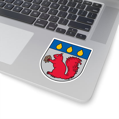 Baldone COA (Latvia) (Coat of Arms) STICKER Vinyl Kiss-Cut Decal