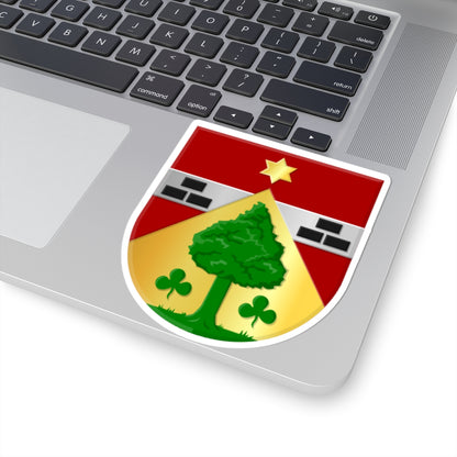 Appelscha wapen (Netherlands) (Coat of Arms) STICKER Vinyl Kiss-Cut Decal