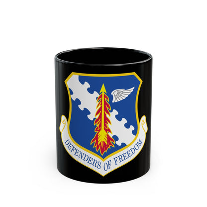 182d Airlift Wing insignia AFD 080128 056 (U.S. Air Force) Black Coffee Mug-11oz-The Sticker Space