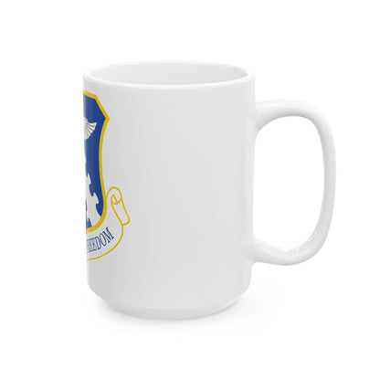 182d Airlift Wing insignia AFD 080128 056 (U.S. Air Force) White Coffee Mug-The Sticker Space