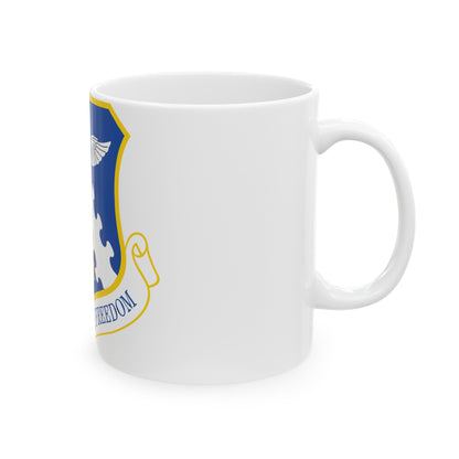 182d Airlift Wing insignia AFD 080128 056 (U.S. Air Force) White Coffee Mug-The Sticker Space