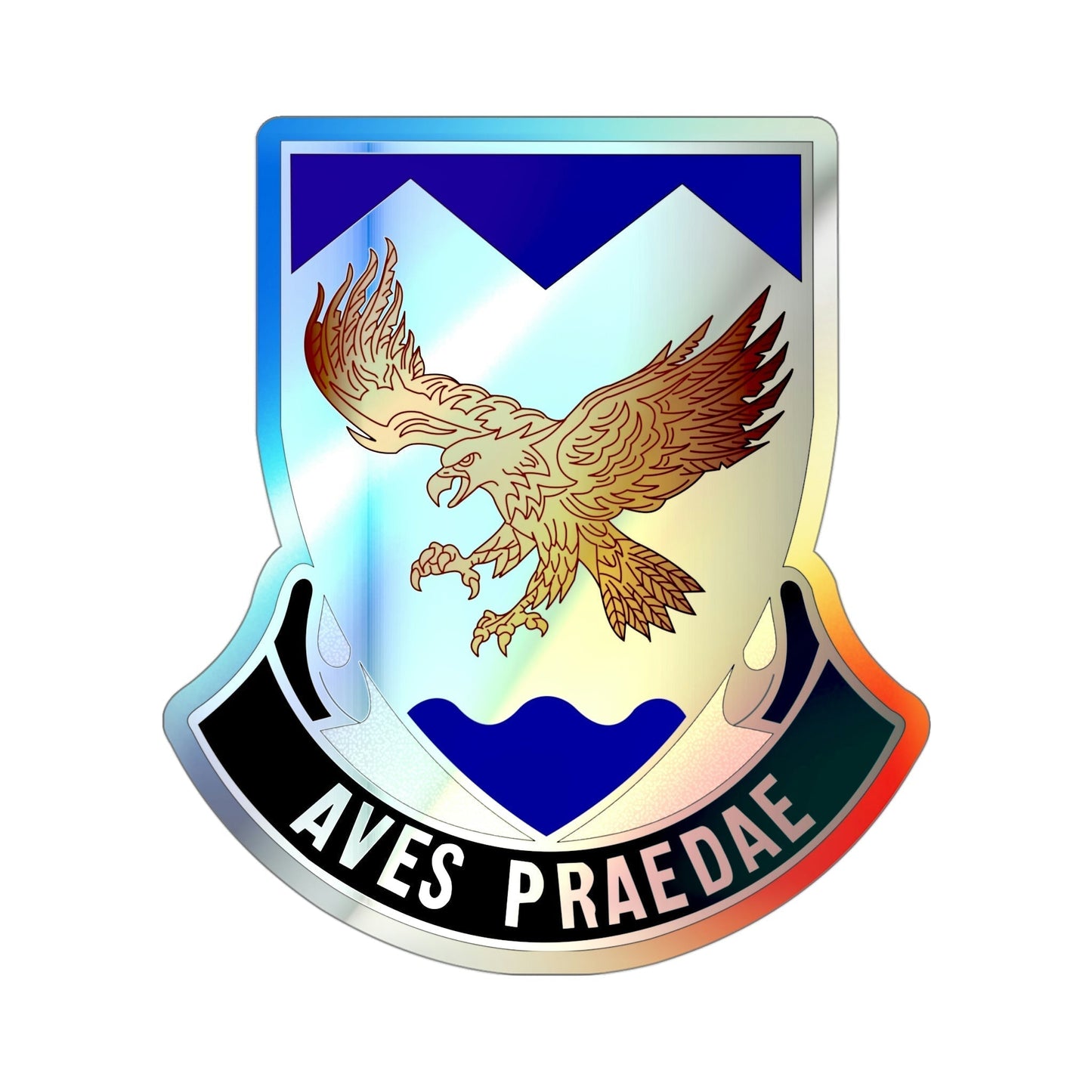 183 Aviation Regiment (U.S. Army) Holographic STICKER Die-Cut Vinyl Decal-4 Inch-The Sticker Space