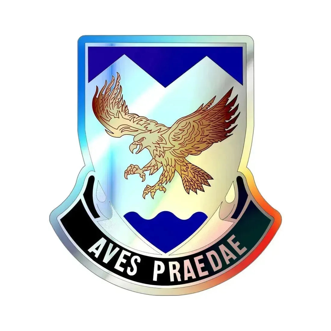 183 Aviation Regiment (U.S. Army) Holographic STICKER Die-Cut Vinyl Decal 5 Inch Holographic - The Sticker Space