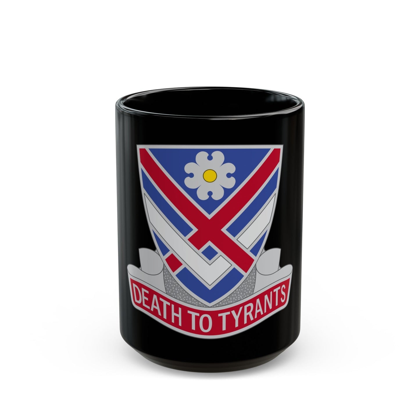 183 Cavalry Regiment (U.S. Army) Black Coffee Mug-15oz-The Sticker Space