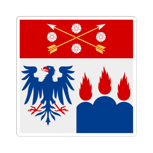Orebro lan vapenflagga (Sweden) STICKER Vinyl Kiss-Cut Decal