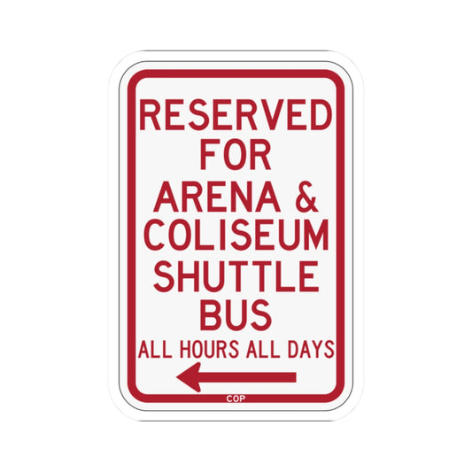 PBOT Road sign P4141 (Oregon) (Road Sign) STICKER Vinyl Kiss-Cut Decal