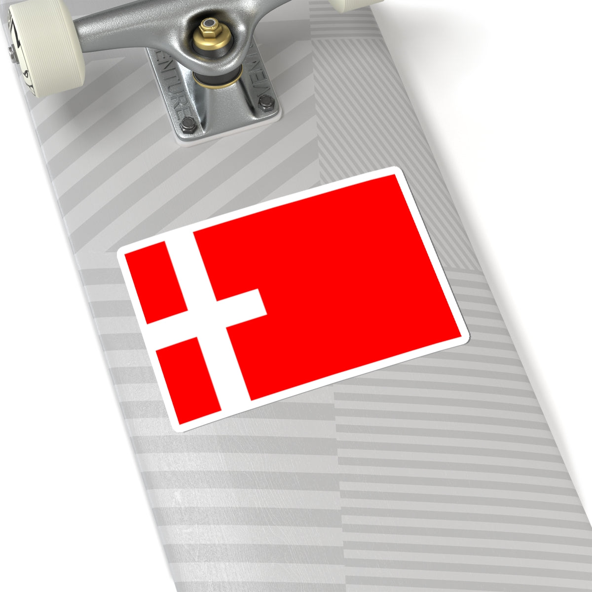 Drapeau de Montmelian (France) STICKER Vinyl Kiss-Cut Decal