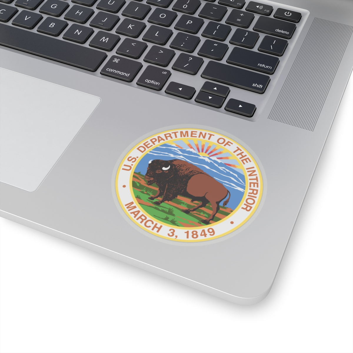 Seal of the United States Department of the Interior - STICKER Vinyl Kiss-Cut Decal