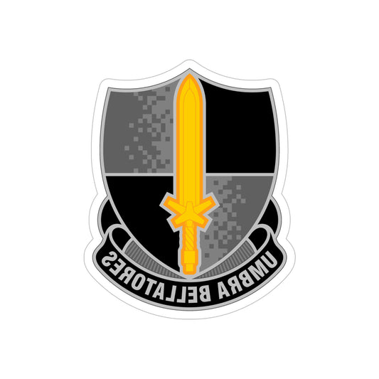 91 Cyber Brigade (U.S. Army) REVERSE PRINT Transparent STICKER