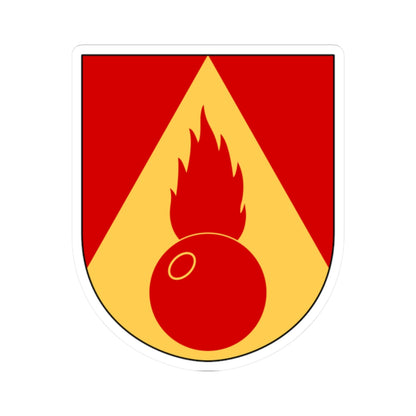 Artilleriregementet 910. kompaniet vapen (Sweden) (Coat of Arms) STICKER Vinyl Kiss-Cut Decal