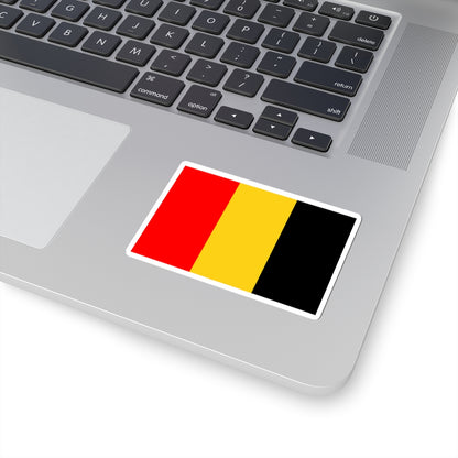 Flag of Besancon (France) STICKER Vinyl Kiss-Cut Decal