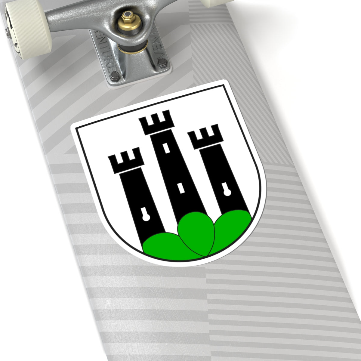 Susch wappen (Switzerland) (Coat of Arms) STICKER Vinyl Kiss-Cut Decal