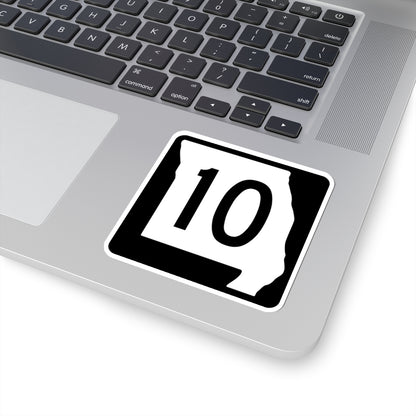 MO-10 (Missouri) (Road Sign) STICKER Vinyl Kiss-Cut Decal