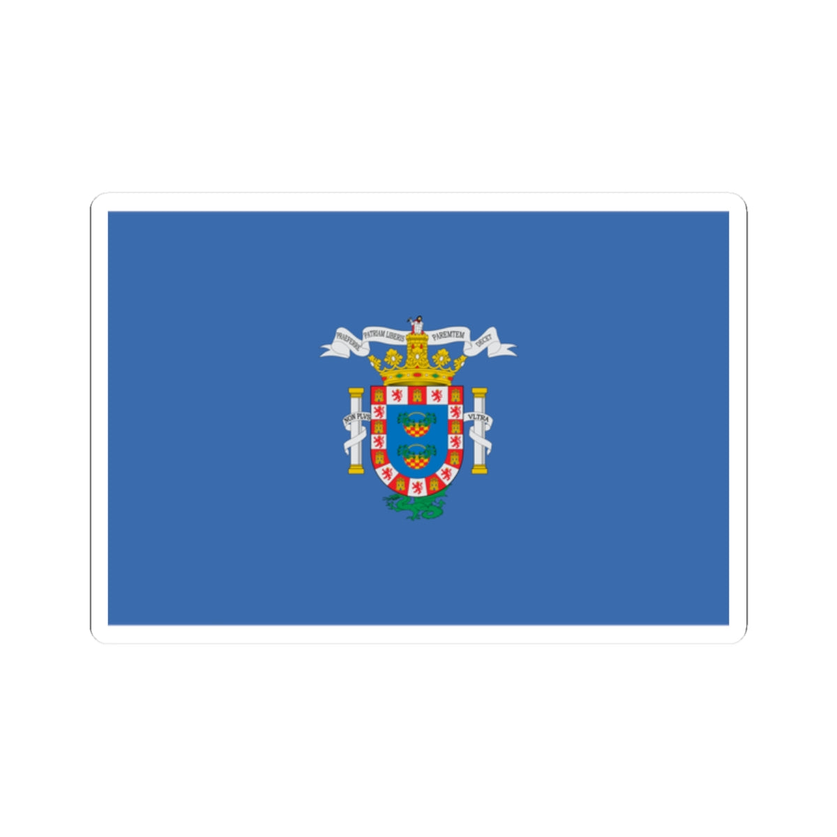 Flag Melilla (Spain) STICKER Vinyl Kiss-Cut Decal