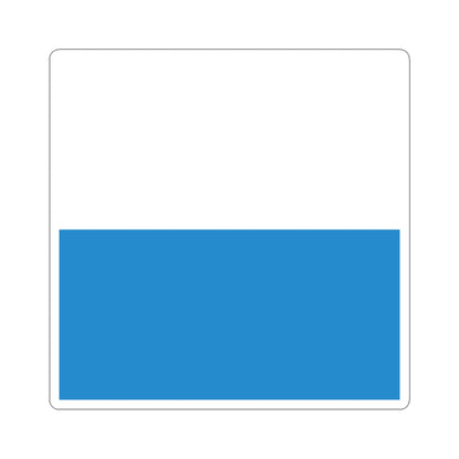 Flag of Canton of Lucerne (Switzerland) STICKER Vinyl Kiss-Cut Decal