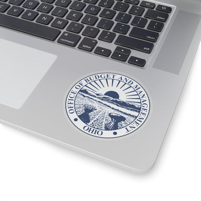 Seal of the Ohio Office of Budget and Management - STICKER Vinyl Kiss-Cut Decal