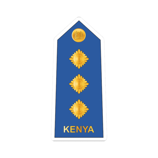 09. Kenyan Air Force CAPT (Kenya) (Military Rank) STICKER Vinyl Kiss-Cut Decal