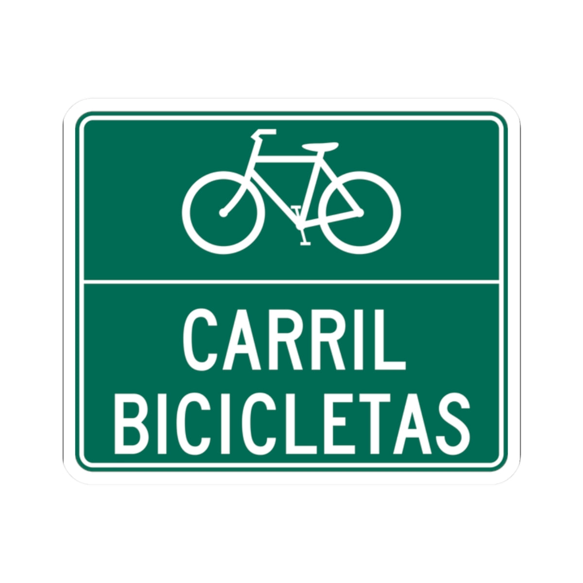 MUTCD-PR D11-1 (Puerto Rico) (Road Sign) STICKER Vinyl Kiss-Cut Decal