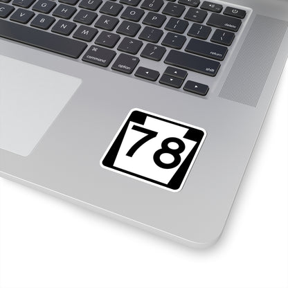 PA-78 (Pennsylvania) (Road Sign) STICKER Vinyl Kiss-Cut Decal