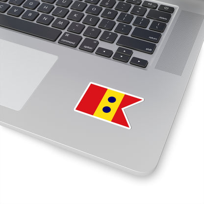 Flag of Division General Spain 1923-1931 1938-1977 (Spain) STICKER Vinyl Kiss-Cut Decal