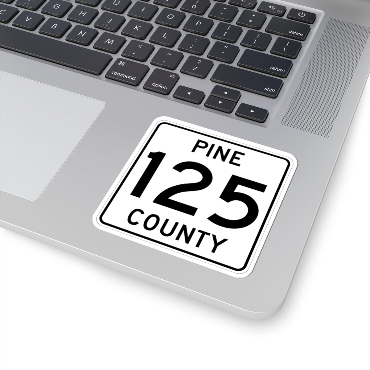 Pine County Route 125 MN (Minnesota) (Road Sign) STICKER Vinyl Kiss-Cut Decal