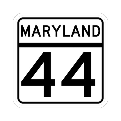 MD Route 44 (Maryland) (Road Sign) STICKER Vinyl Kiss-Cut Decal