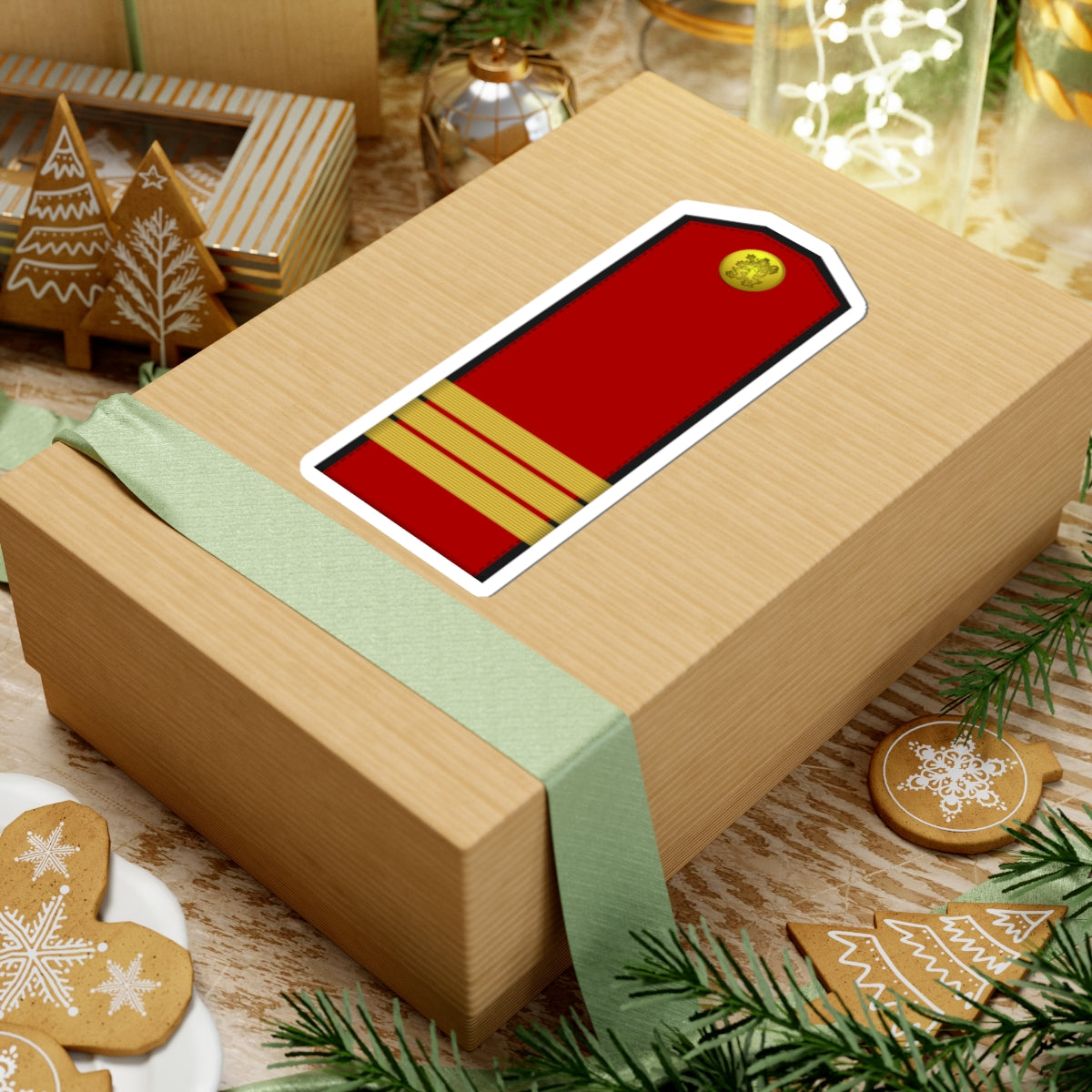 Bulgaria Army OR 6 (Bulgaria) (Military Rank) STICKER Vinyl Kiss-Cut Decal