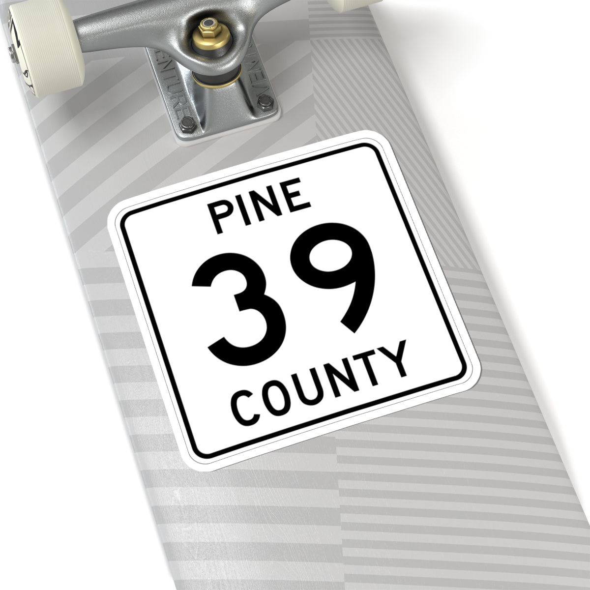Pine County Route 39 MN (Minnesota) (Road Sign) STICKER Vinyl Kiss-Cut Decal