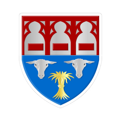 Baaium wapen (Netherlands) (Coat of Arms) STICKER Vinyl Kiss-Cut Decal