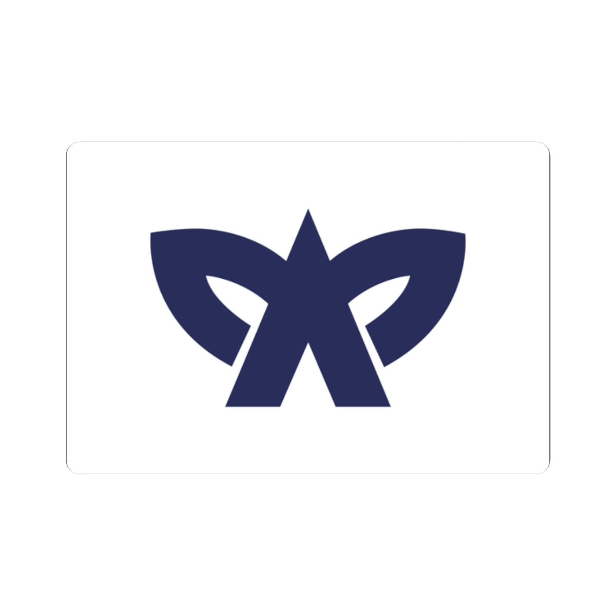 Flag of Okagaki Fukuoka (Japan) STICKER Vinyl Kiss-Cut Decal