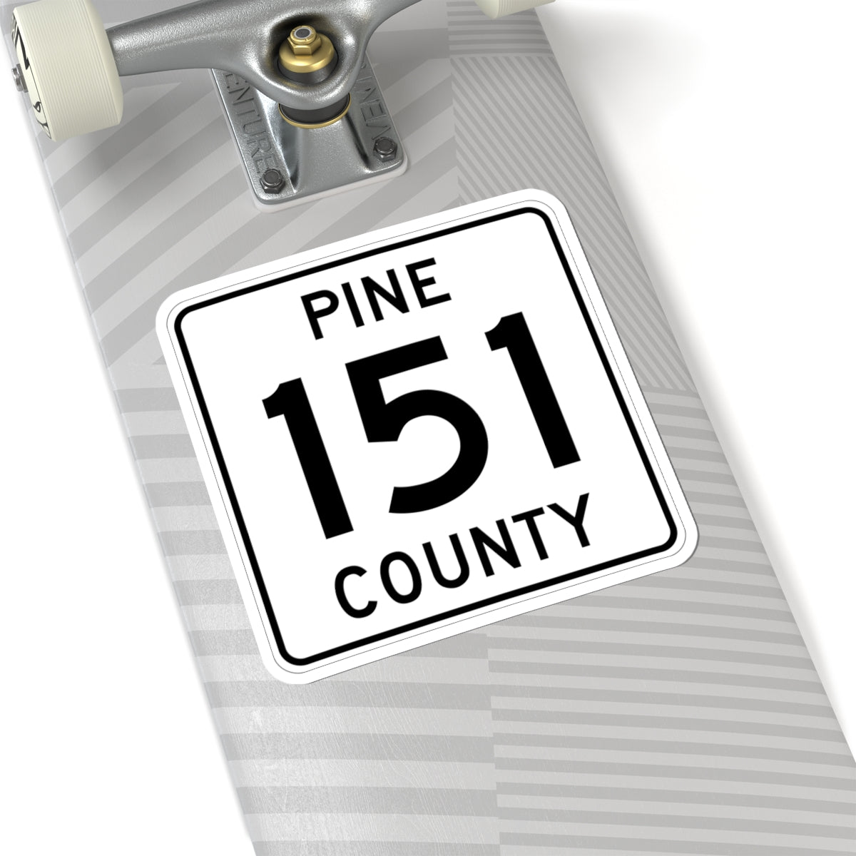 Pine County Route 151 MN (Minnesota) (Road Sign) STICKER Vinyl Kiss-Cut Decal