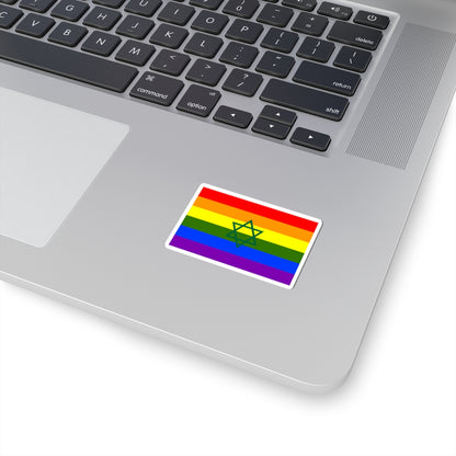 Flag of Morocco LGBT hexagram (Morocco) STICKER Vinyl Kiss-Cut Decal
