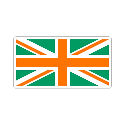 Hibernian Flag of the United Kingdom (United Kingdom) STICKER Vinyl Kiss-Cut Decal