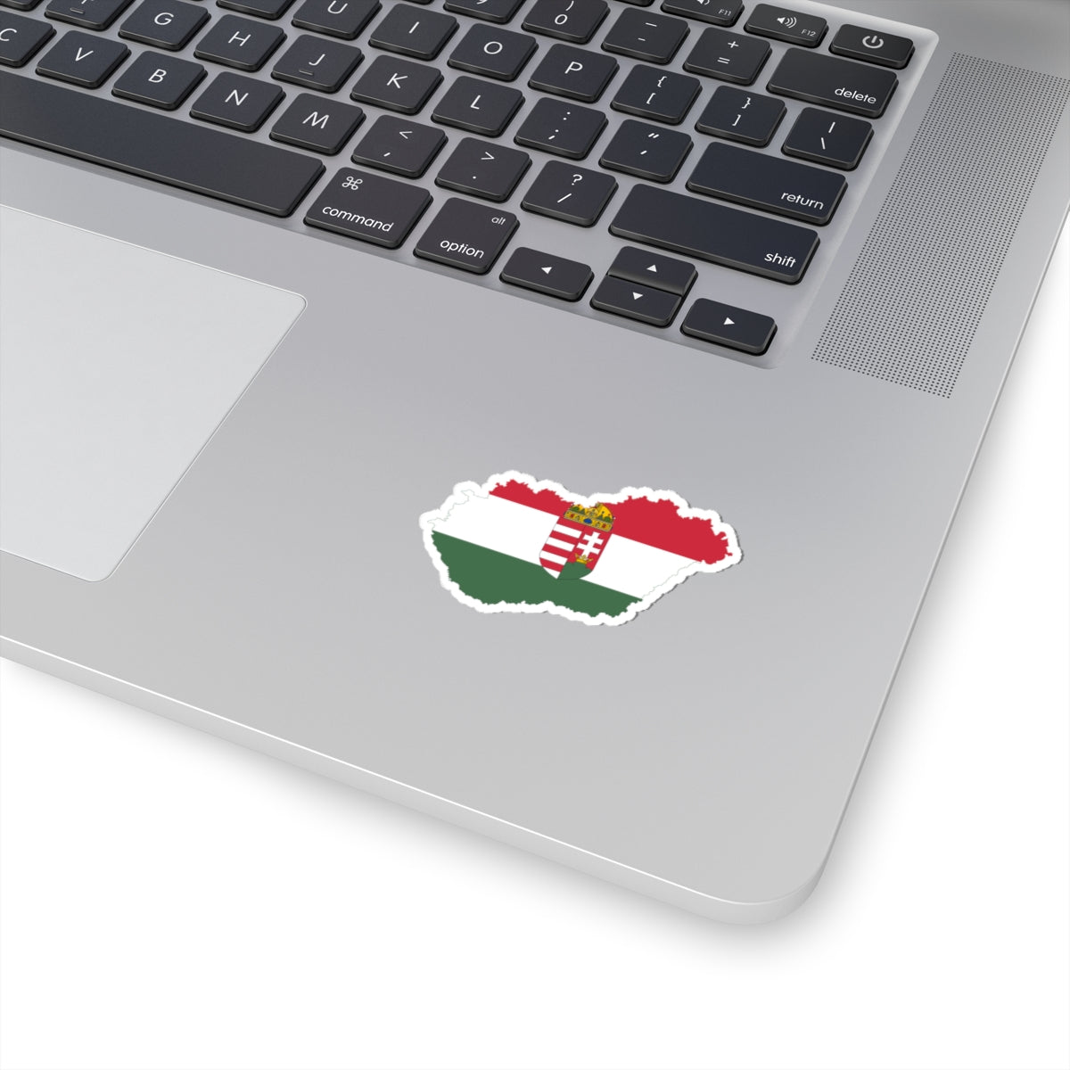 Flag-map of Hungary 1938-1939 (Hungary) STICKER Vinyl Kiss-Cut Decal
